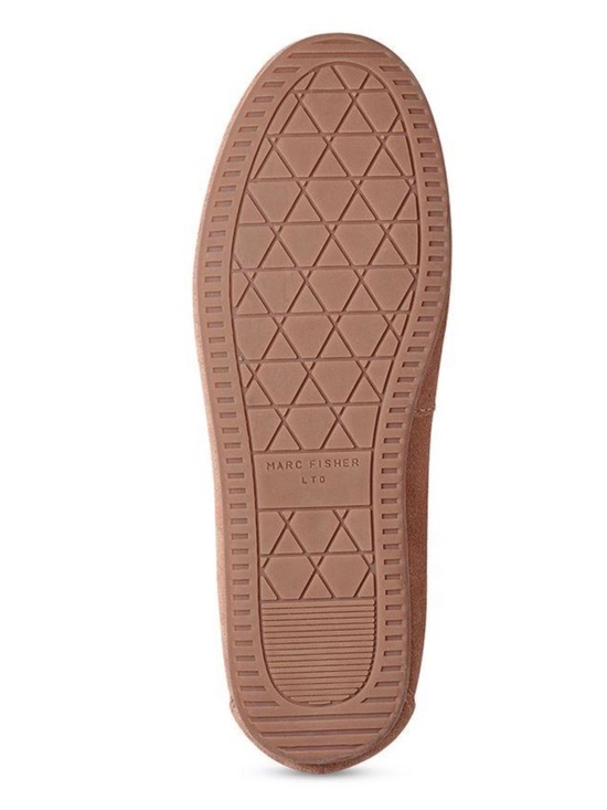 Marc Fisher Suede Boating Loafers Lace Up Medium Natural Size-6.5 NIB main image 5